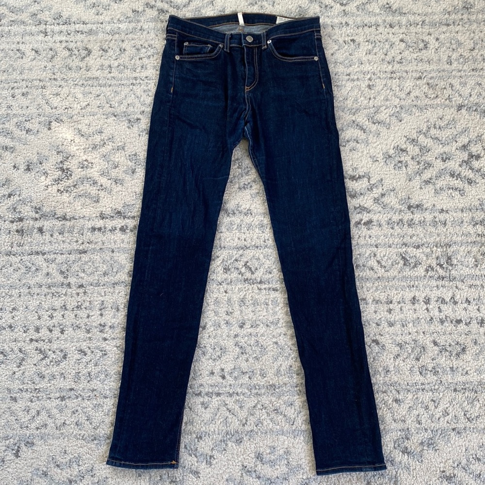Rag & bone- 29 high rise skinny- color heritage